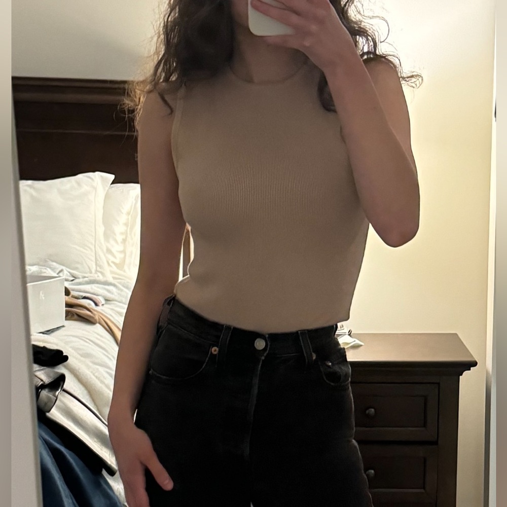 4th and reckless knit high neck bodysuit